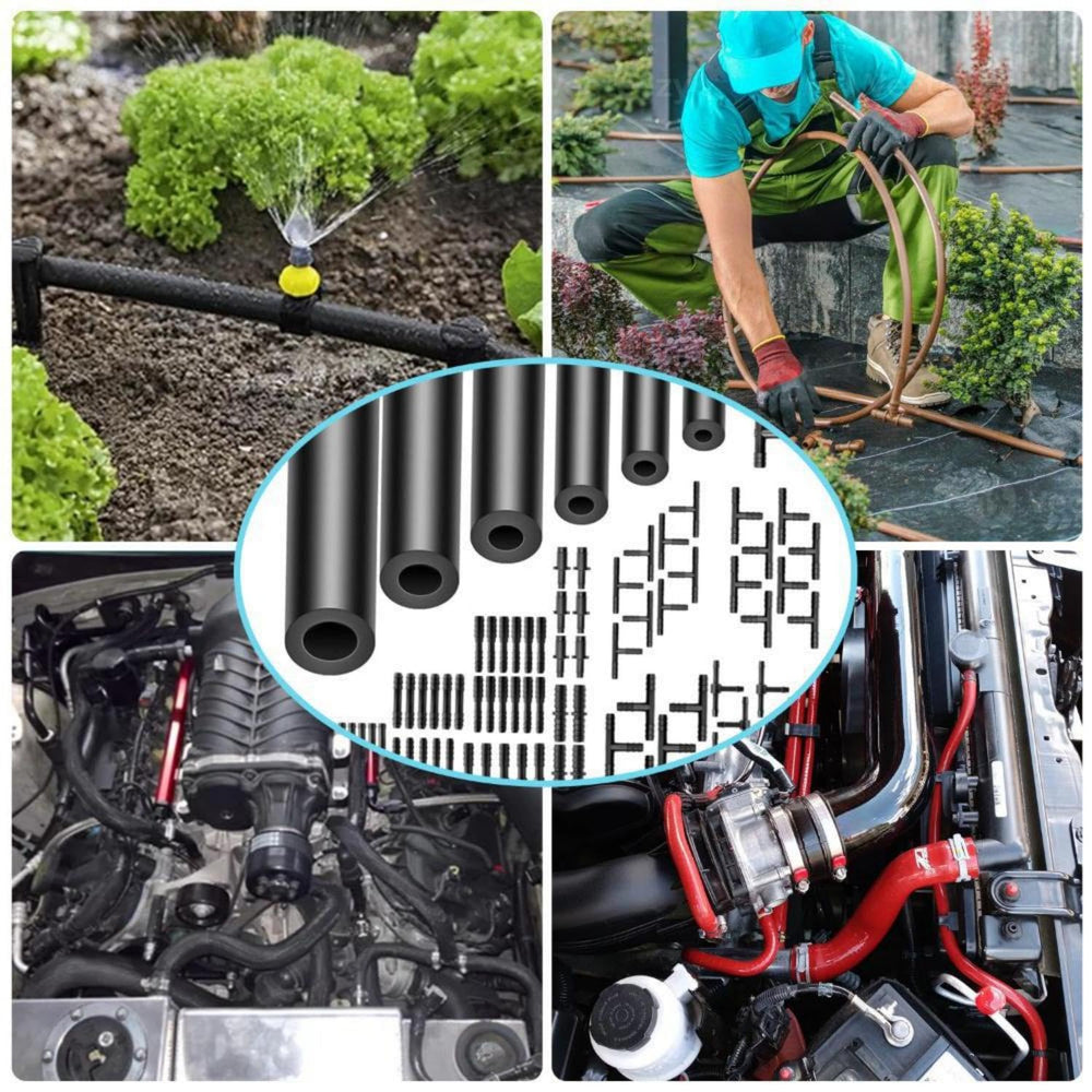 MooiYrs hose installed in engine bay, improving vacuum and boost reliability