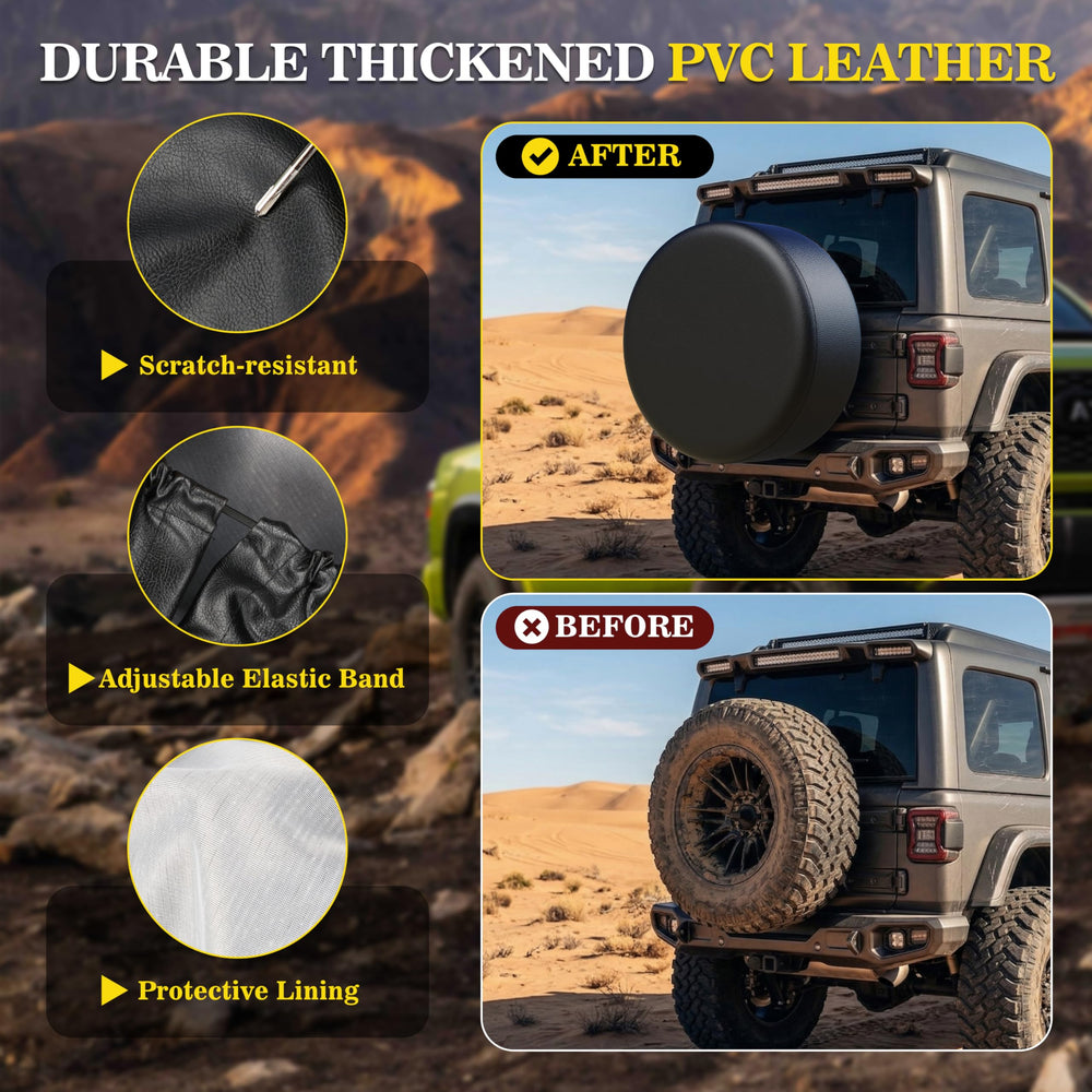 MOONET mounted on Jeep rear offering weather protection and polished appearance