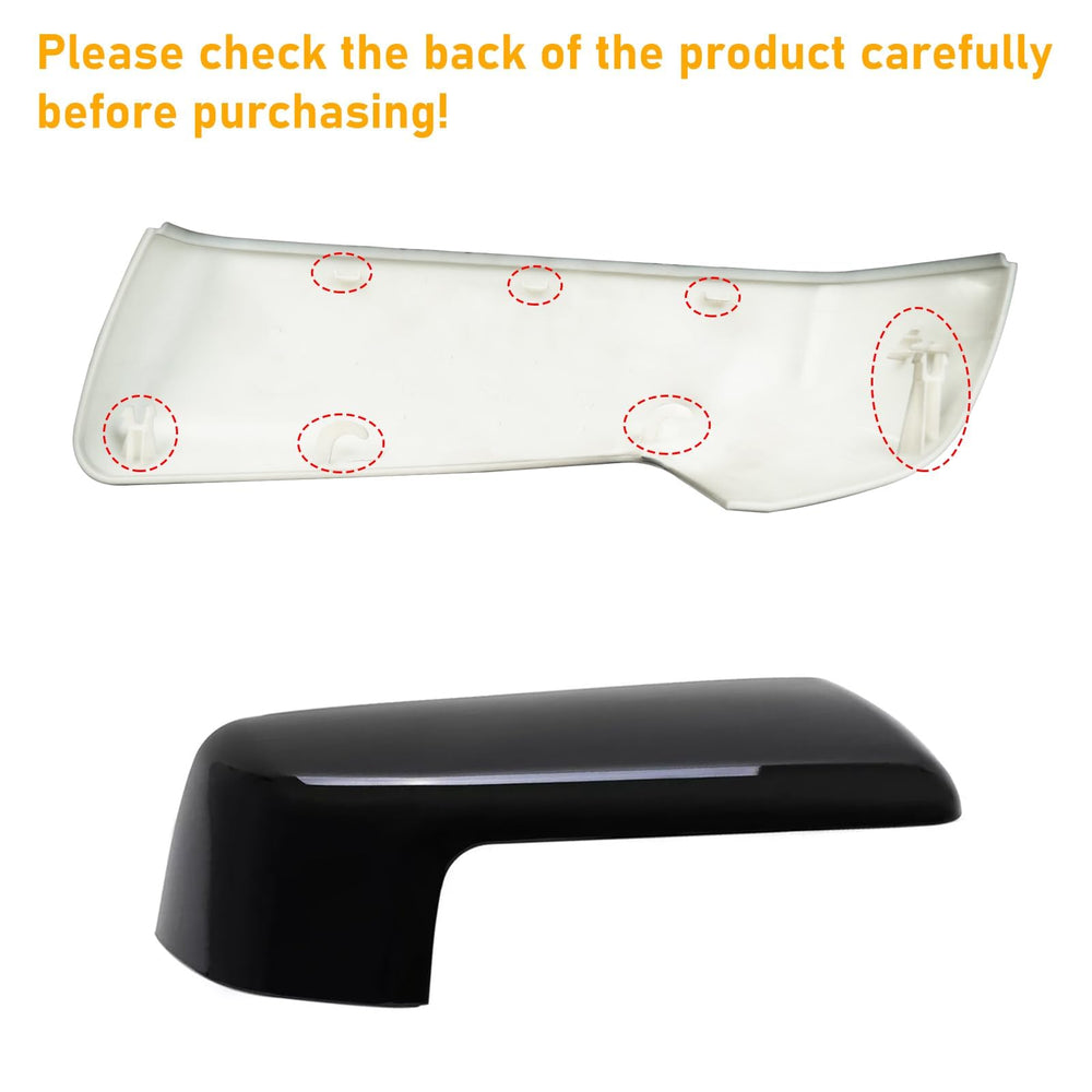 Moonlinks passenger-side mirror cover installed on Sierra showing brand protection benefit