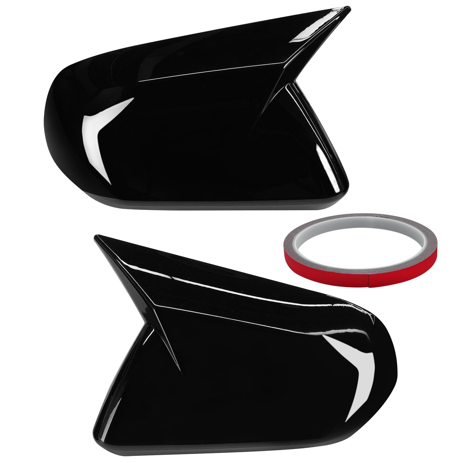 Moonlinks label and back adhesive showing pre-applied tape for secure mounting