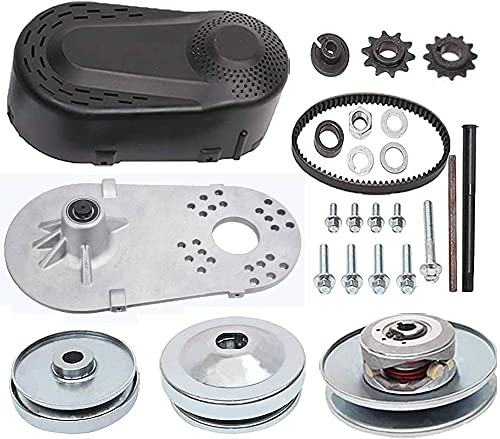 MOOSUN front assembly view showing complete CVT clutch and easy replacement benefit