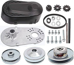 MOOSUN front assembly view showing complete CVT clutch and easy replacement benefit