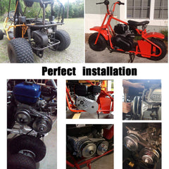 MOOSUN jackshaft with sprocket demonstrating included 10T and 12T options