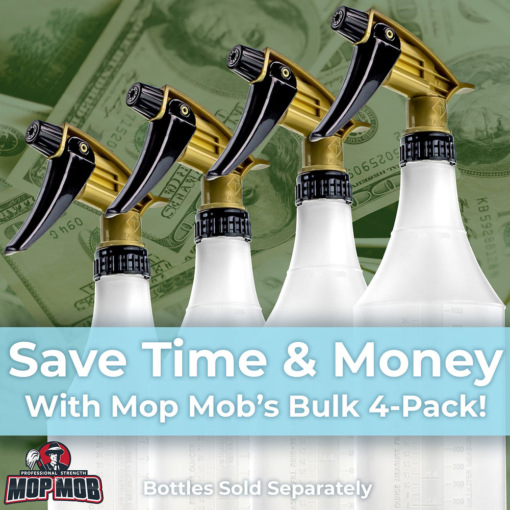 Mop Mob in a car-detailing setting showing reliable spray performance during wheel cleaning benefit