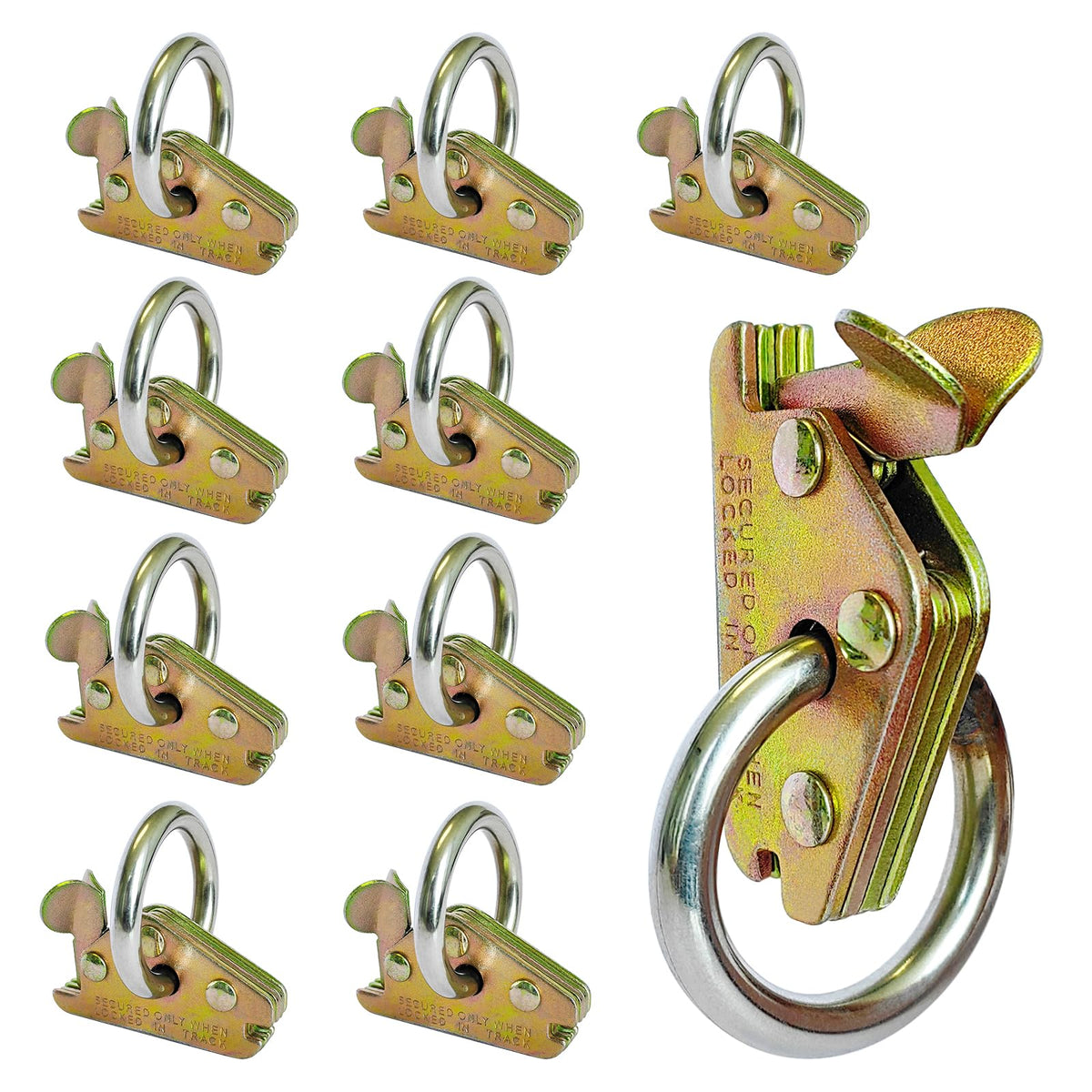 MorScan front pack of 10 anchors showing compact, portable anchors and quick installation benefit