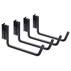 MorScan front view of 4-pack hooks showing compact packaging and durable finish