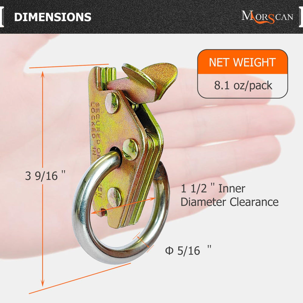 MorScan O-ring detail showing reinforced steel interior for dependable heavy-duty strength