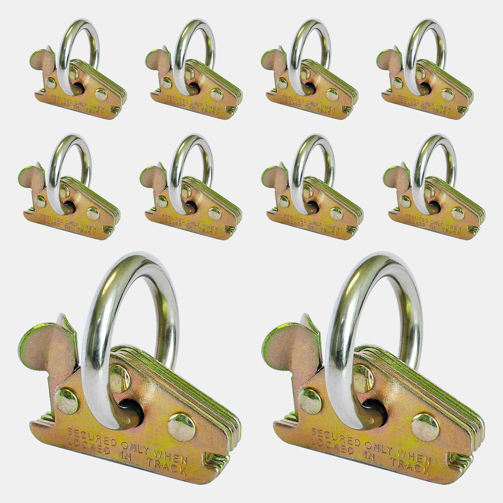 MorScan ten-pack laid out showing all anchors included for complete cargo setup convenience
