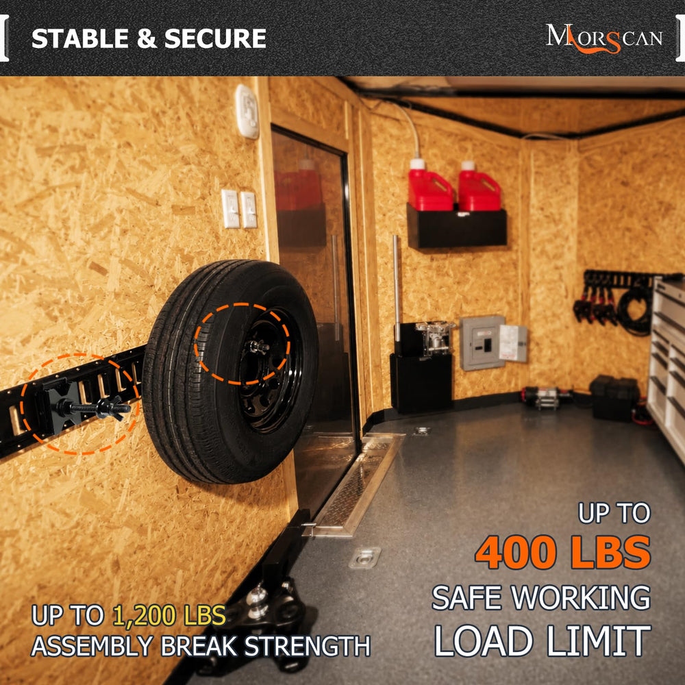 MorScan underside through-hole detail allowing 4" or 6" bolt flexibility