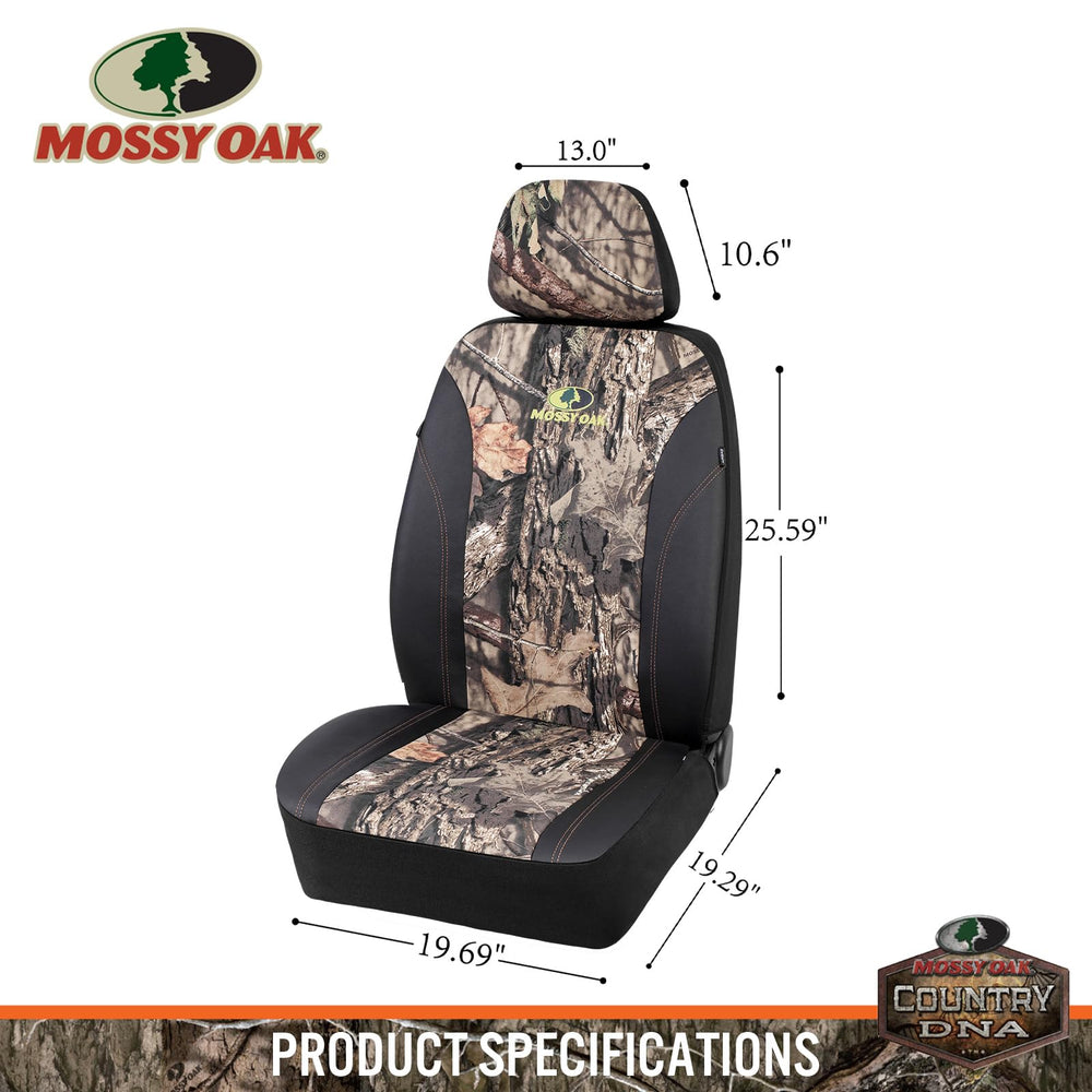 Mossy Oak product label and packaging showing official licensed branding