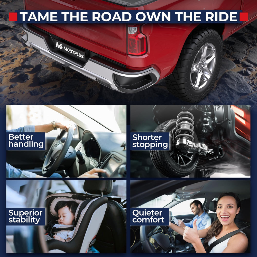 MOSTPLUS assemblies installed on truck front improving steering stability