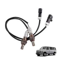 Motarithl front view of the two-pack O2 sensors showing complete kit and plug-and-play benefit