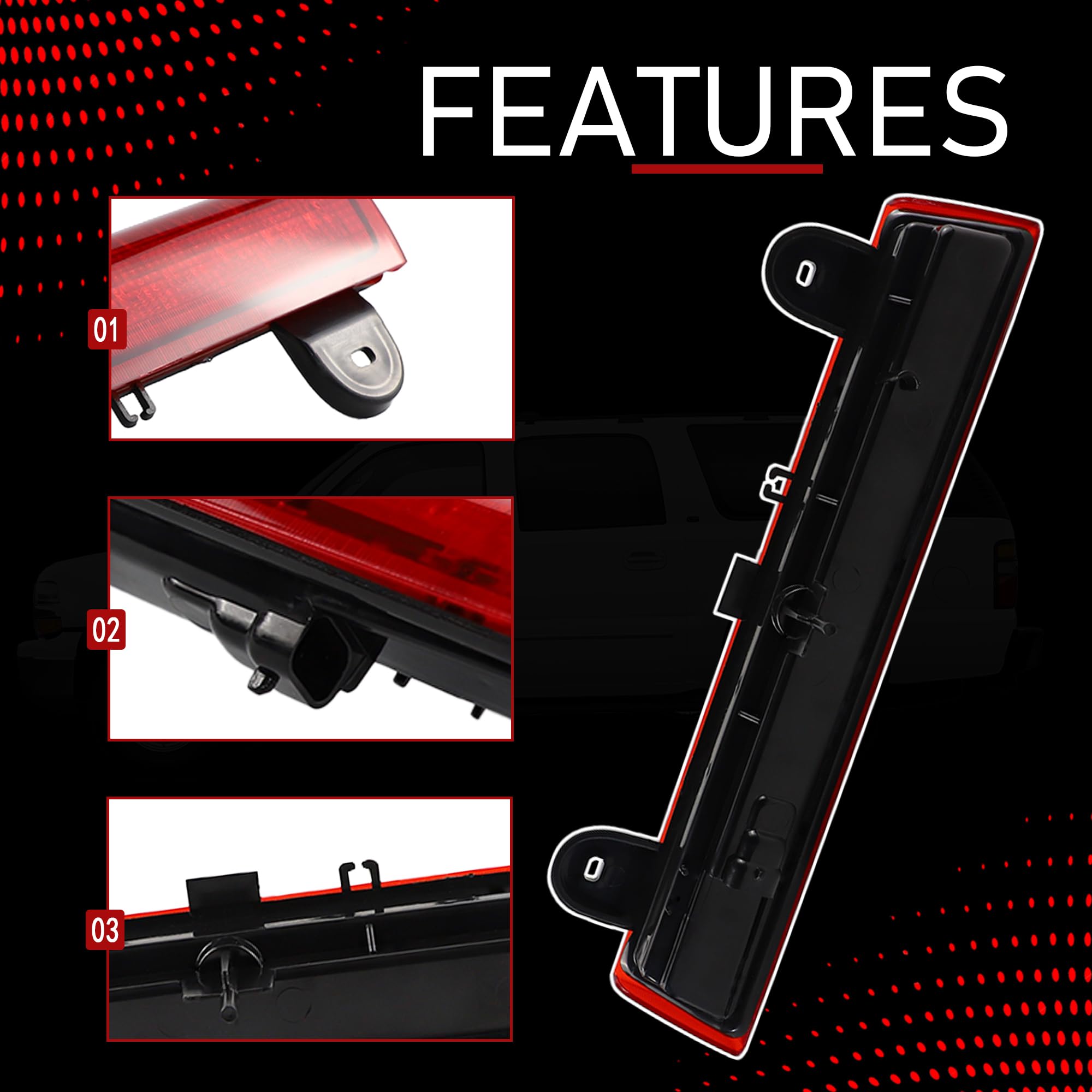 Motarithl installed on Chevy Suburban rear improving brake light clarity