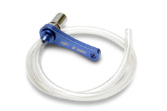 Motion Pro 8mm mini bleeder front view showing compact wrench and valve for quick bleeding