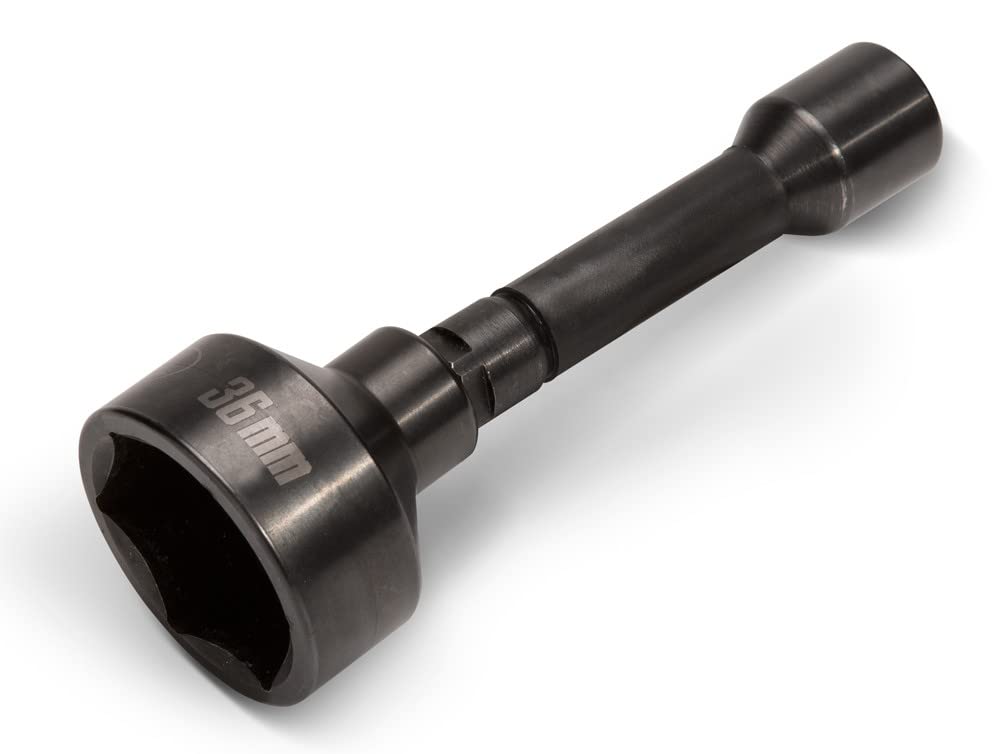 Motion Pro 36mm axle socket front view showing slim sleeve protection