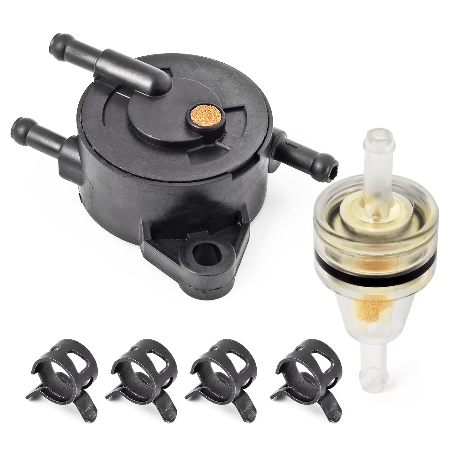 MOTO1988 hose clamps and hardware kit for secure fuel line seals