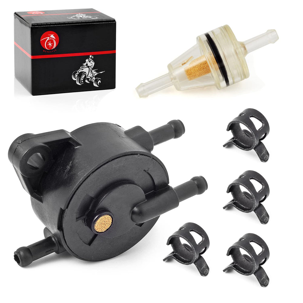 MOTO1988 fuel pump front assembly showing connector and clean fit