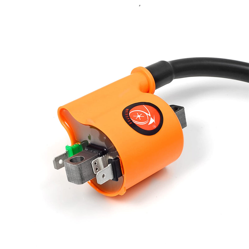 MOTO1988 ignition coil connector closeup ensuring easy plug-and-play install