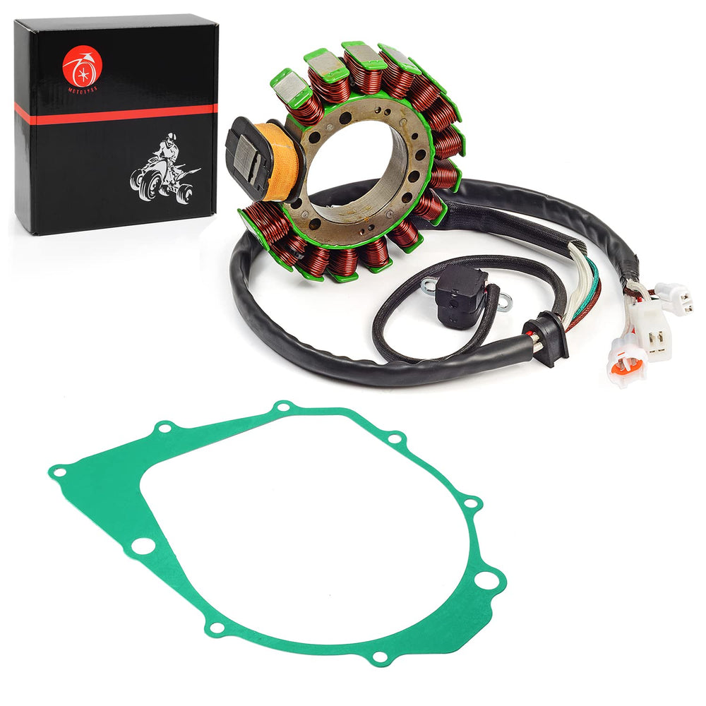 MOTO1988 stator next to ruler showing size and fit for quick verification