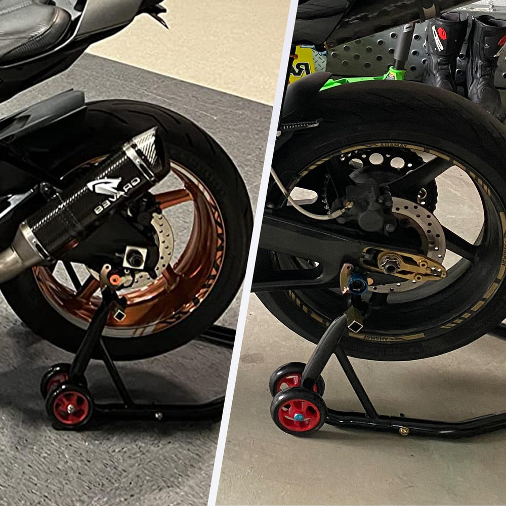MOTO4U weld and finish detail demonstrating durable iron construction advantage