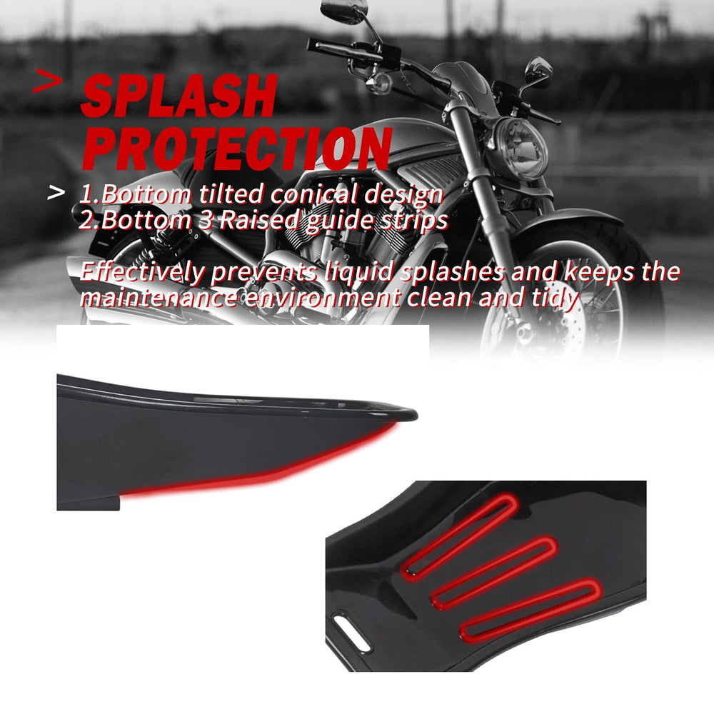 MOTO4U guard lip edge protection reducing spills and protecting pan edges