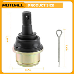MOTOALL ball joint installed on TRX300FW demonstrating restored steering response