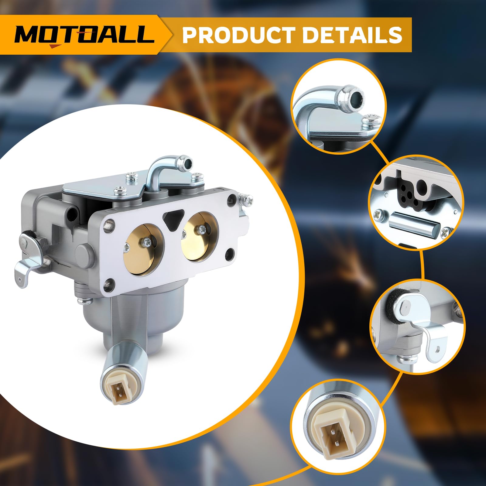 MOTOALL throttle bore close-up showing smooth machining for consistent airflow
