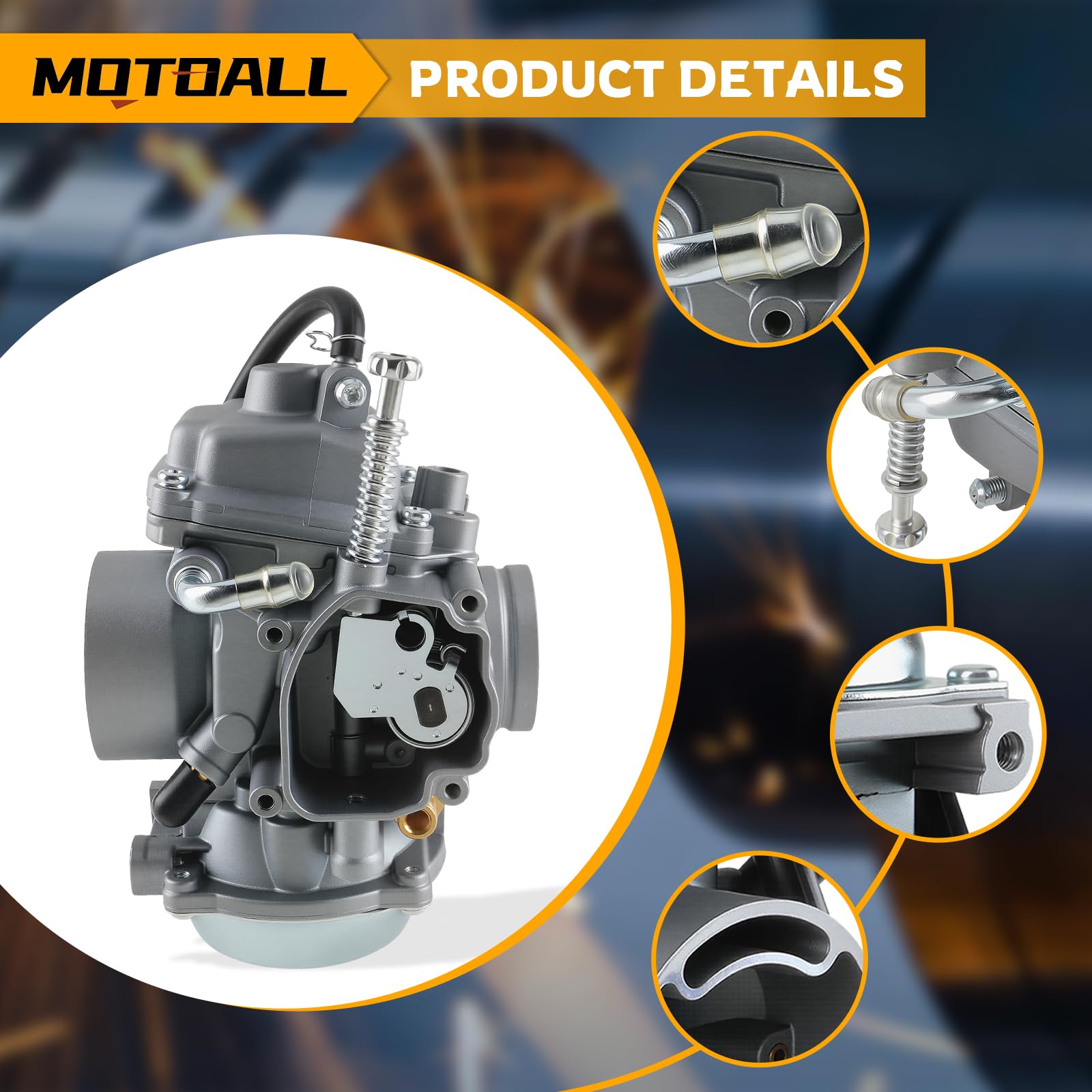 MOTOALL gaskets and hardware laydown with complete installation components included