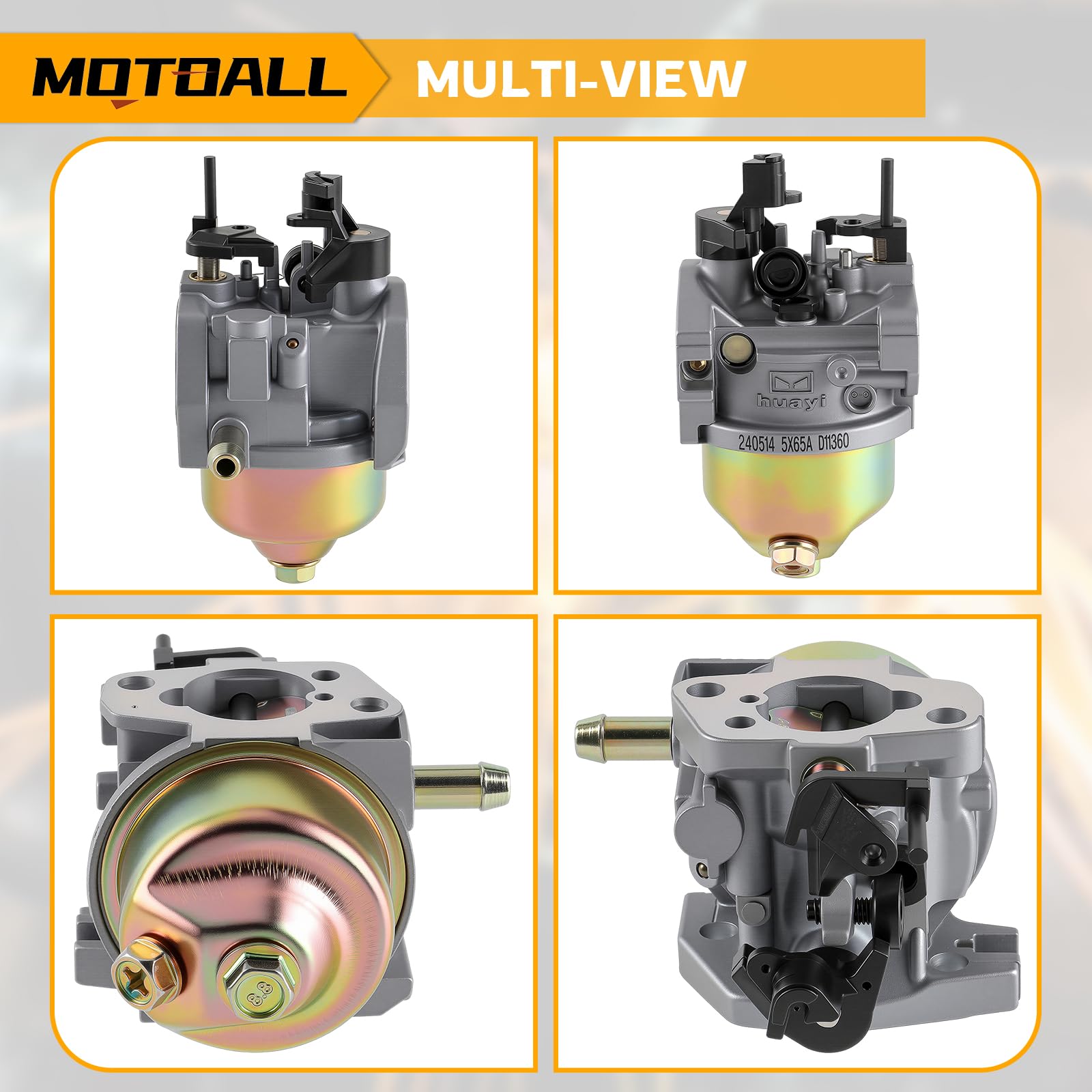 MOTOALL mounting ports side showing bolt holes and precise alignment benefits