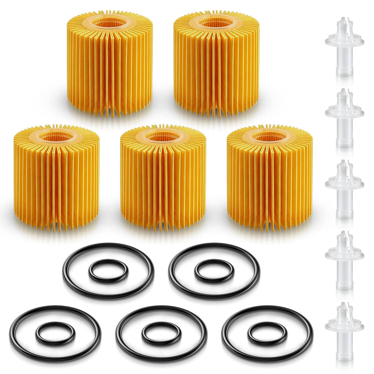 MOTOALL oil filter front packaging showing clear fit and protection benefit