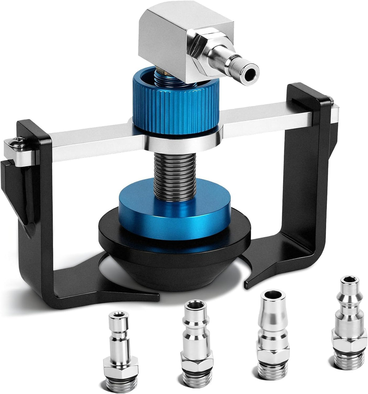 MOTOCOCHE adapter front view showing universal fit and professional finish benefit