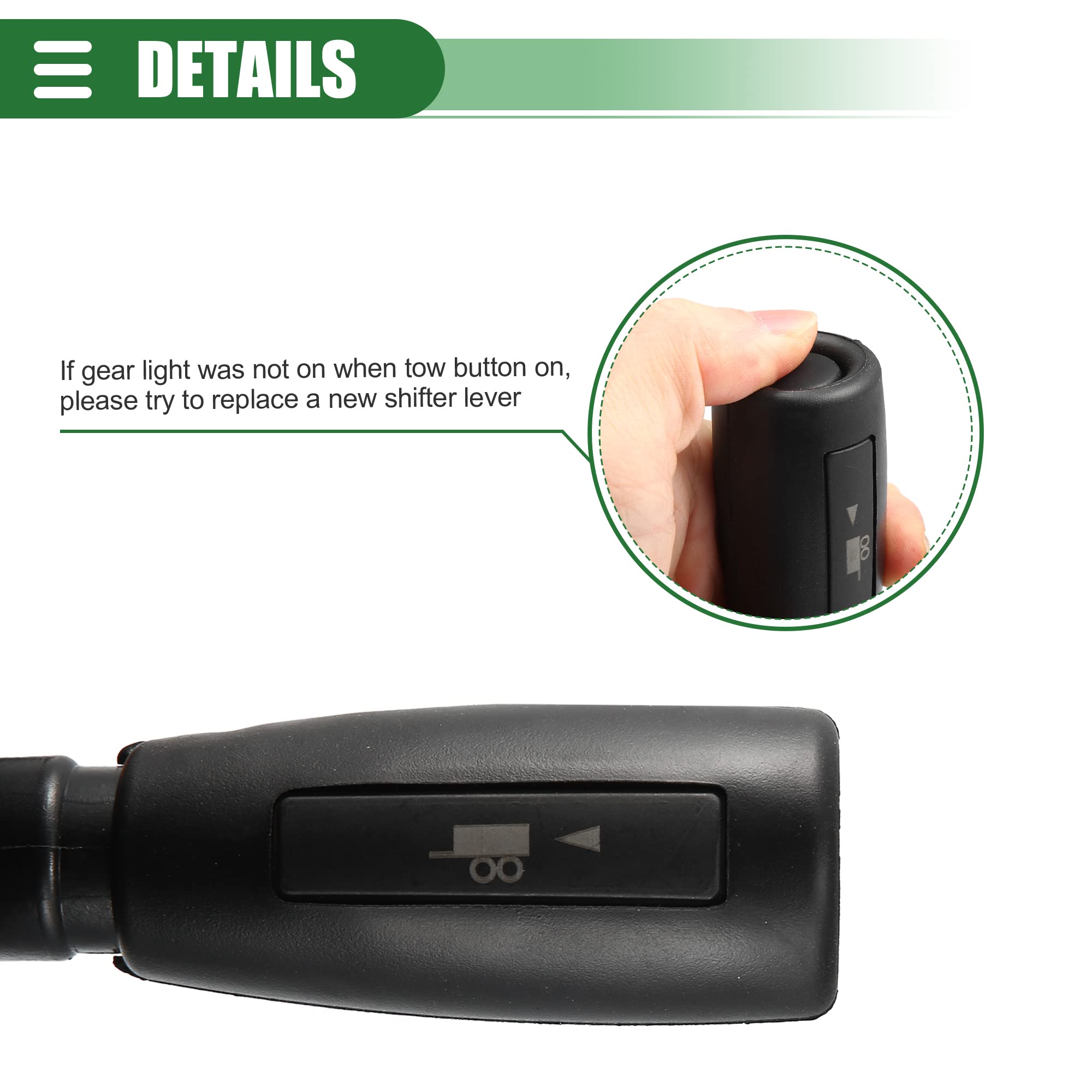Motoforti lever installed in truck demonstrating straightforward replacement