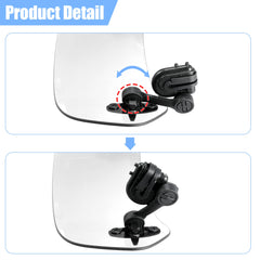 Motoforti top-down view showing vertical and lateral adjustment options
