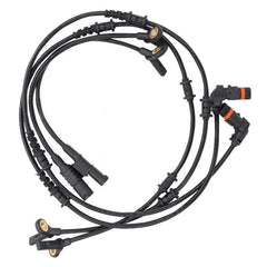 MOTOKU front view of four ABS wheel speed sensors showing fitment and connectors for easy installation