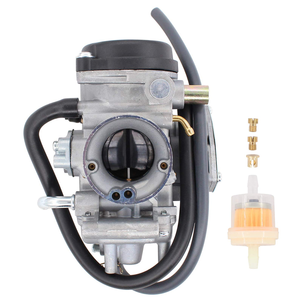 MOTOKU carburetor front view showing mounting points and reliable fit