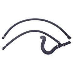 MOTOKU hose assembly front view showing full shape and fit benefits