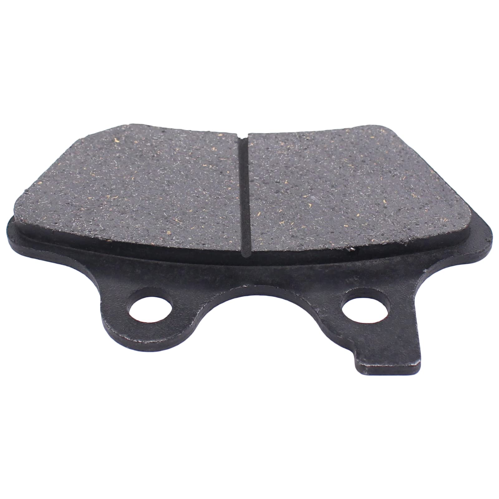 MOTOKU installed front pads on Harley caliper demonstrating correct fit and reliable stopping power