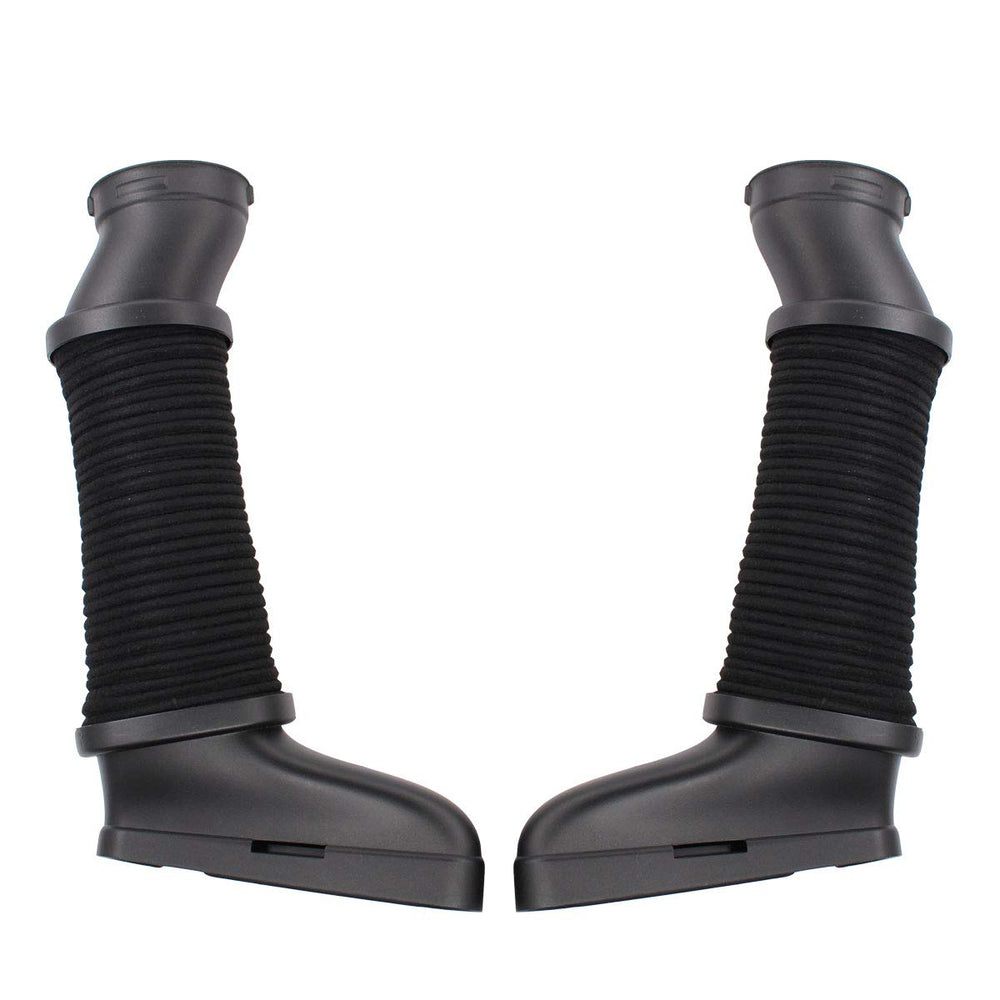 MOTOKU front view of both air cleaner intake hoses showing fit and design benefits