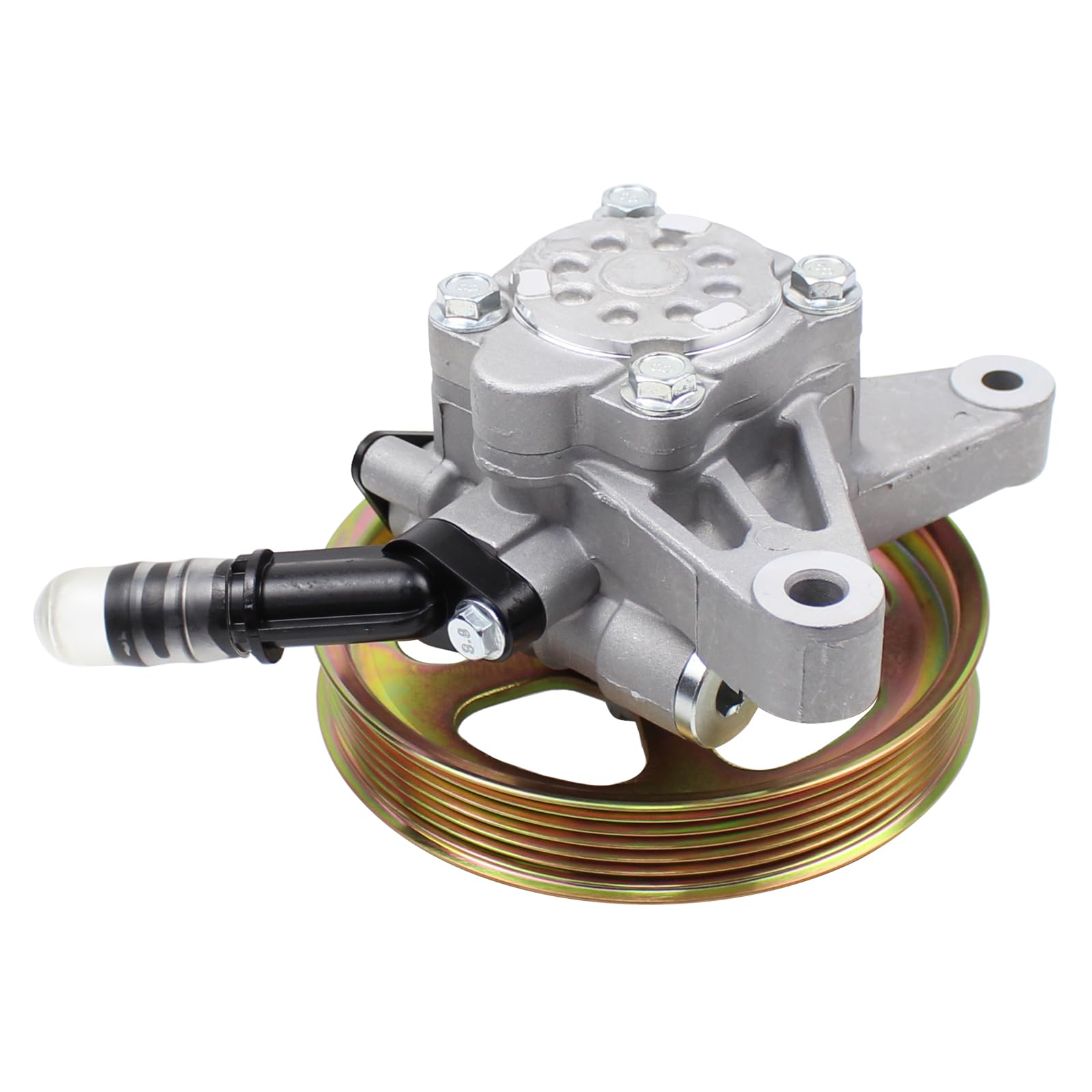 MOTOKU pump next to ruler showing compact size and fitment