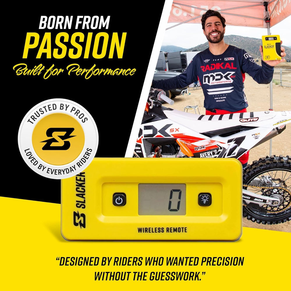 Motool Slacker in a trail setup offering fast suspension checks