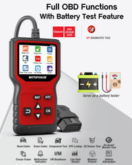 MOTOPOWER MP69033 screen displaying live engine data for quick diagnostics