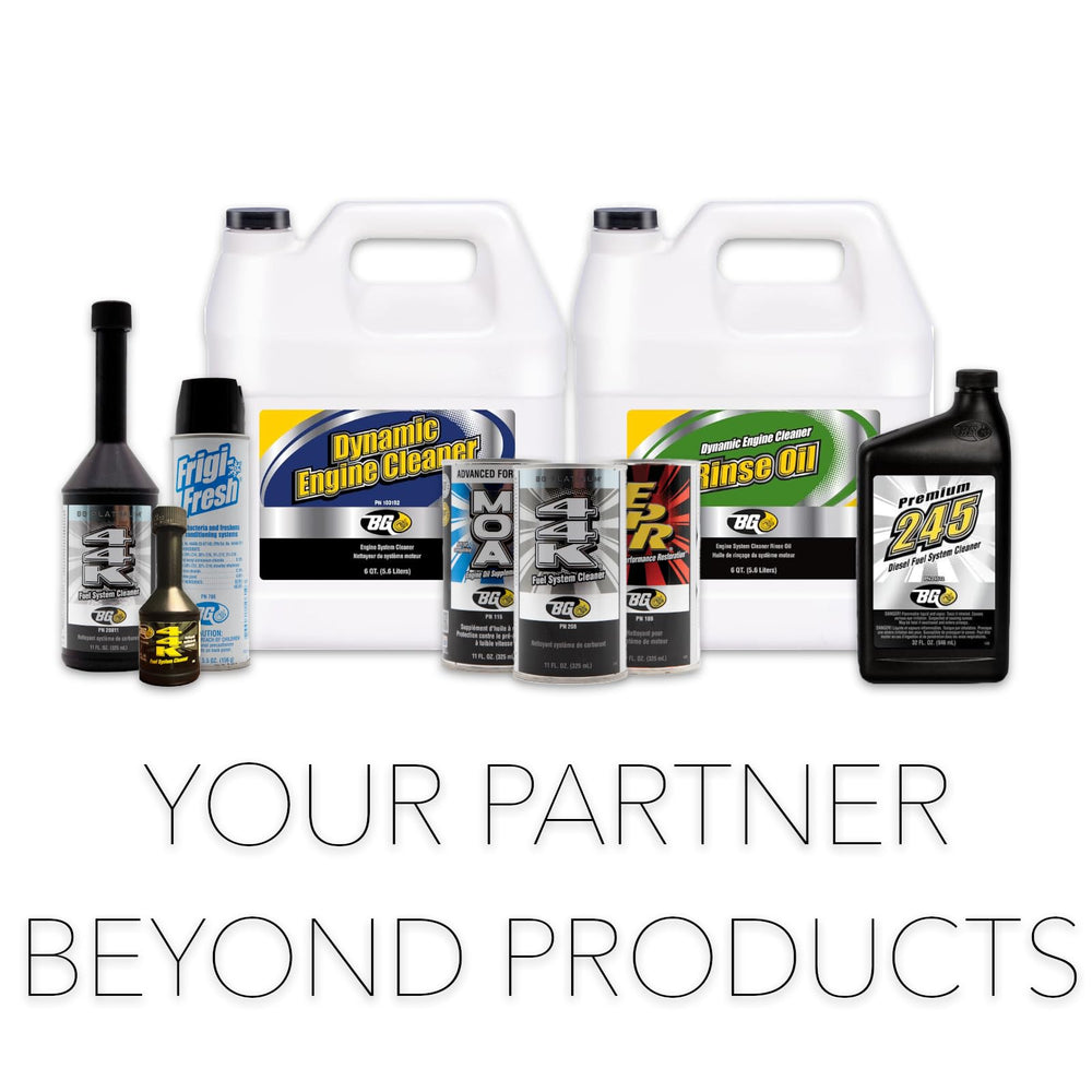 Motor God BG MOA being poured into engine oil filler to boost protection