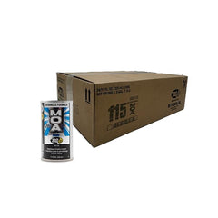 Motor God BG MOA single 11 fl oz can closeup highlighting easy pour