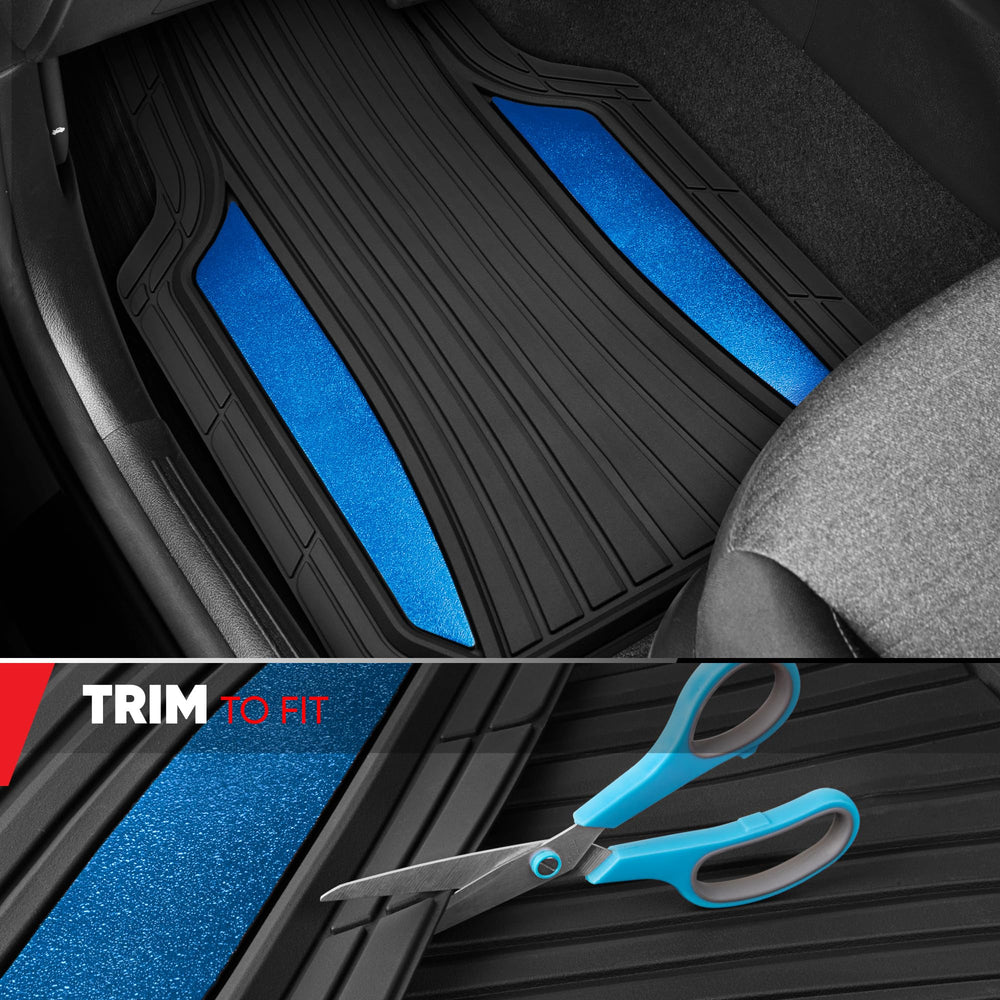 Motor Trend underside detail of non-slip backing providing secure in-cabin grip