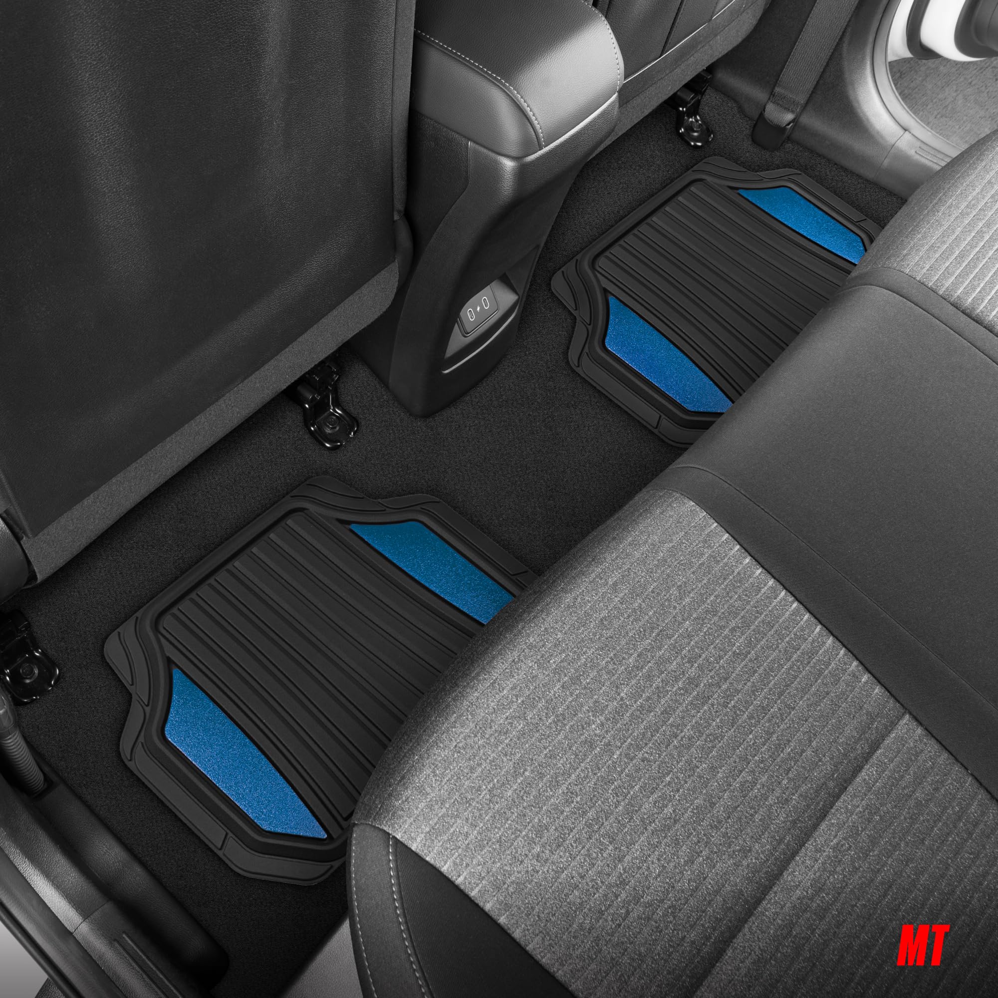 Motor Trend mat next to shoe to show scale and full foot protection