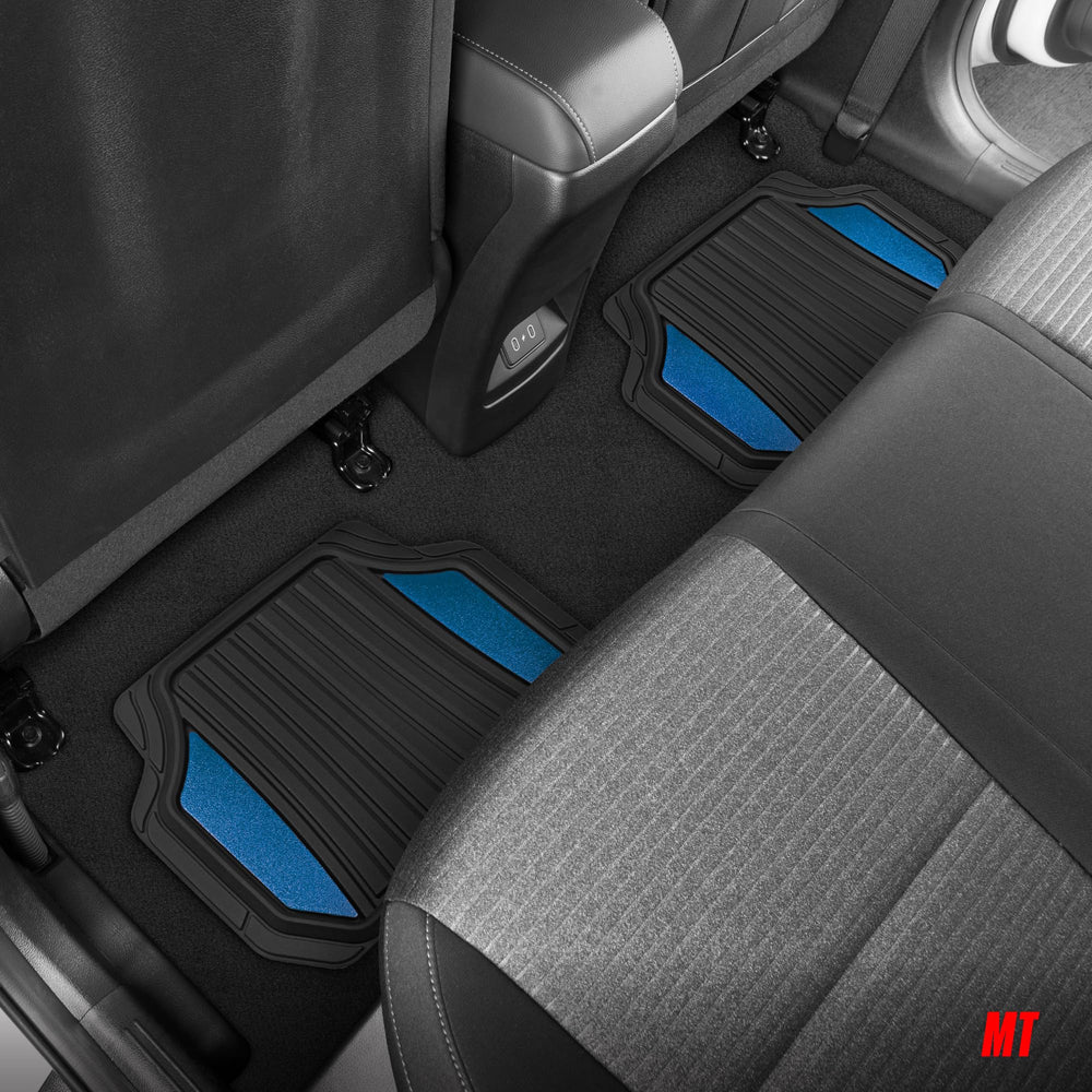Motor Trend mat next to shoe to show scale and full foot protection