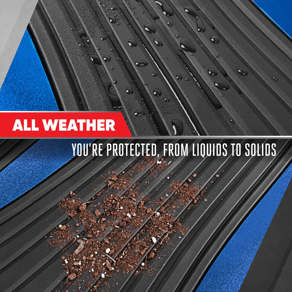Motor Trend trim guide lines printed on mat for easy custom fitting
