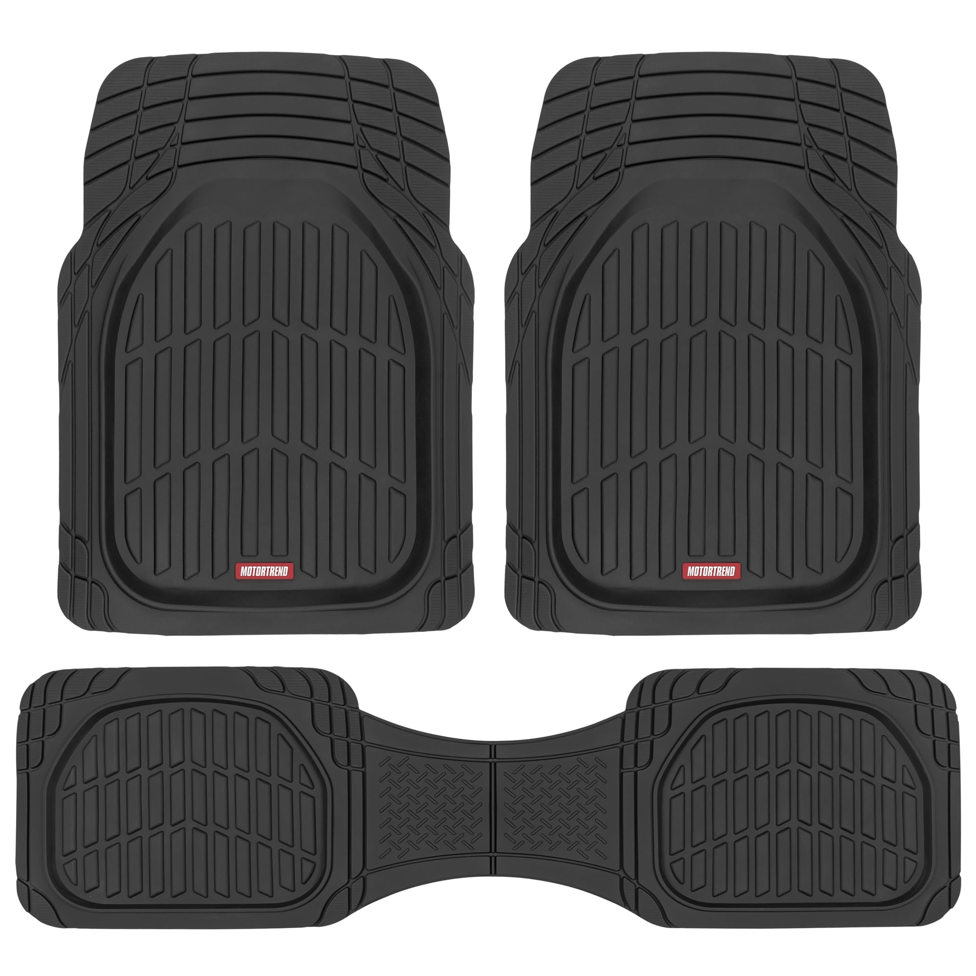 Motor Trend front mat top view showing fit and coverage benefit