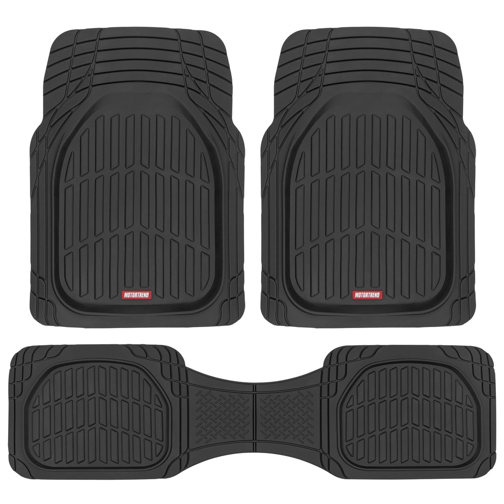 Motor Trend front mat top view showing fit and coverage benefit