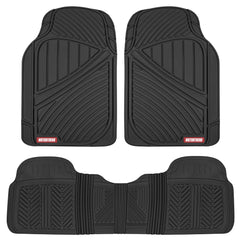 Motor Trend front mat top view showing full coverage and durable protection